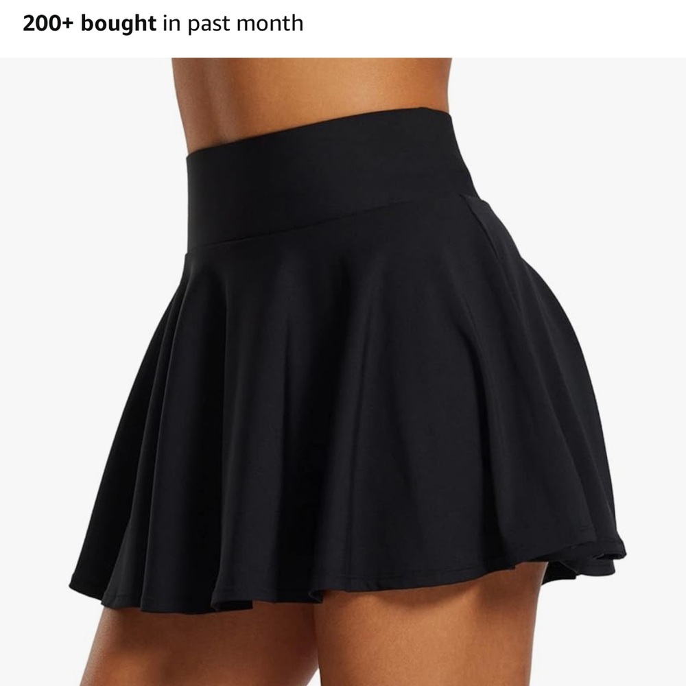 Baleaf Women's Black Skater Skirt